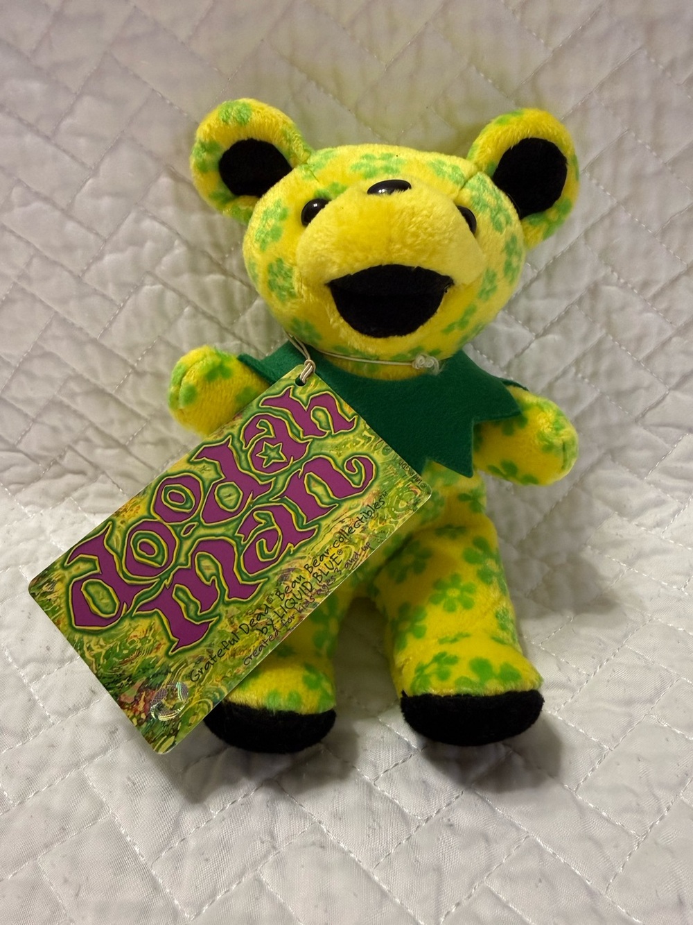 Grateful Dead 7” Plush Beanie Bear Retired Doodah Man NWT Great Condition - Picture 2 of 7